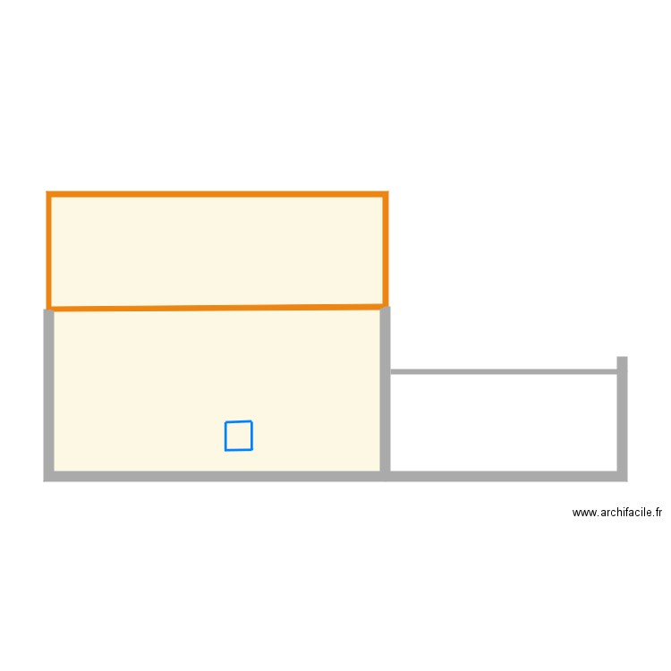 vue  de gauche  facade et toiture. Plan de 0 pièce et 0 m2