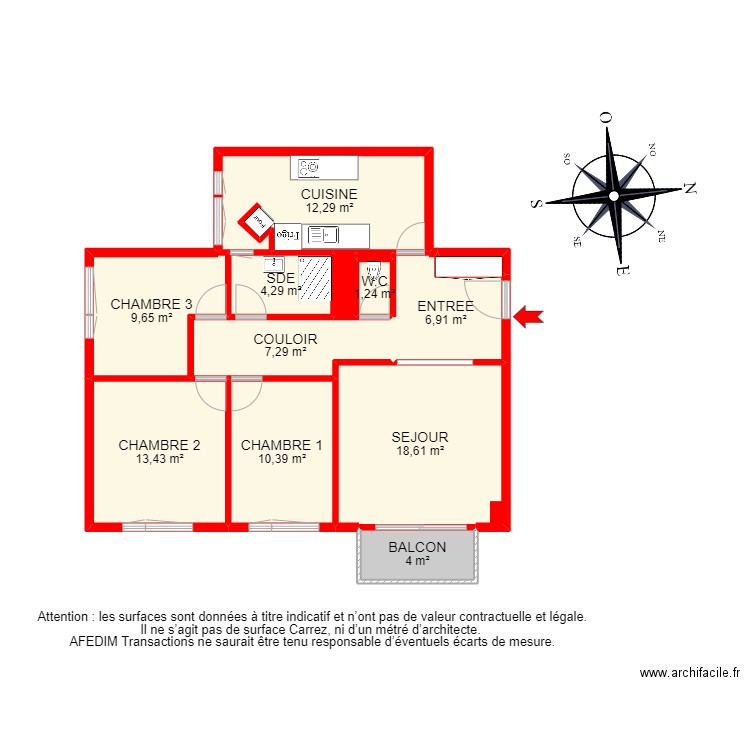 BI 9780 - . Plan de 0 pièce et 0 m2