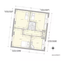 plan Combles am&eacute;nag&eacute;s Touati