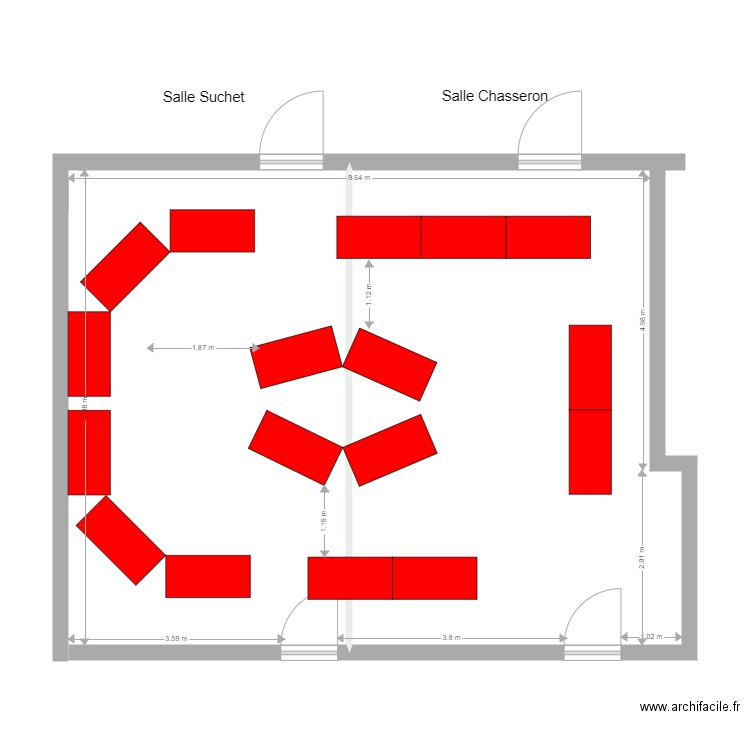 Salle Suchet Chasseron v4. Plan de 0 pièce et 0 m2