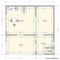 F2 rez de jardin EXISTANT