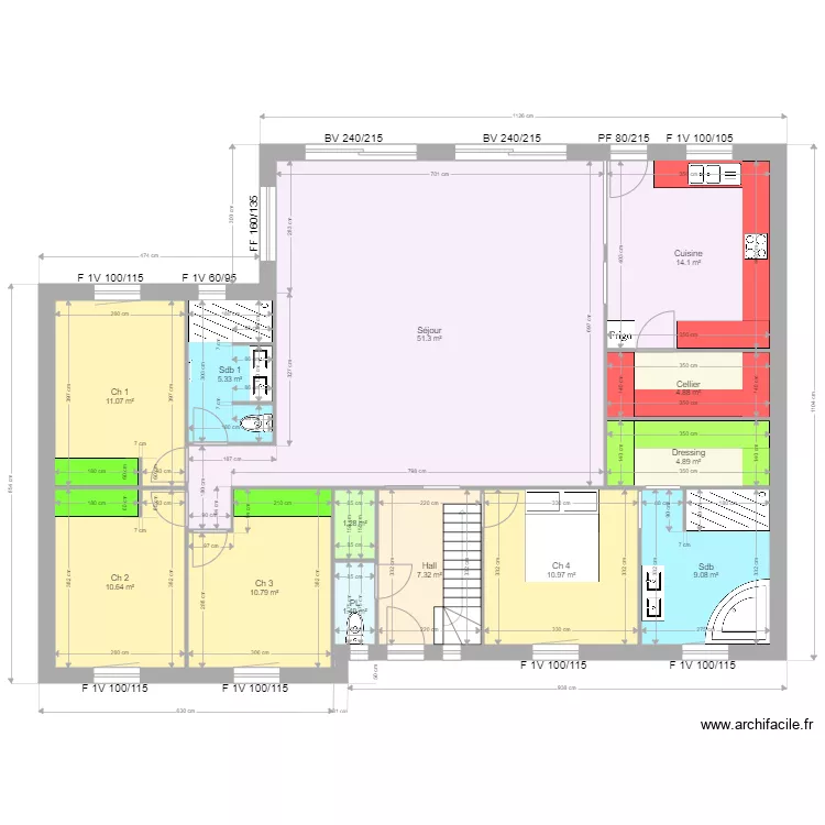 DUPONCHELLE 3. Plan de DUPONCHELLE 3. Plan de