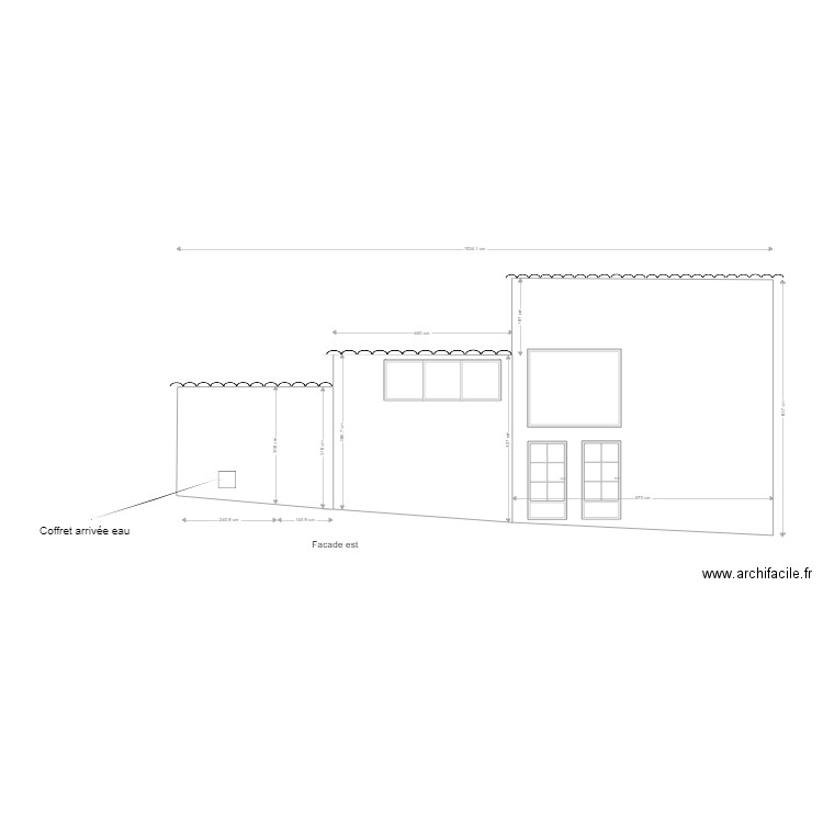 facade v1. Plan de 0 pièce et 0 m2