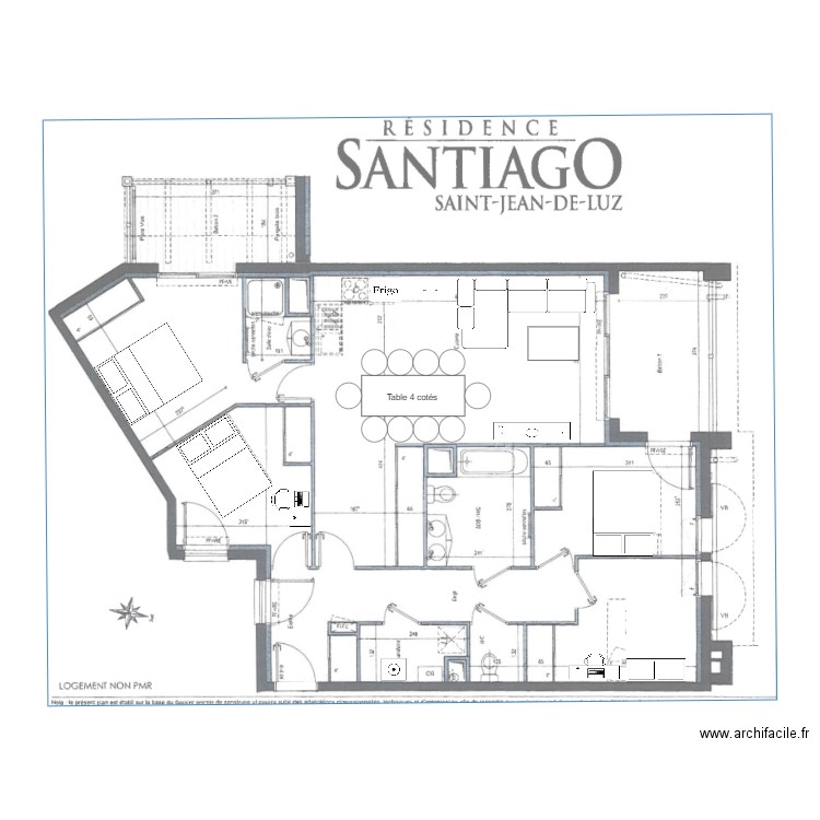 T5 Santiago. Plan de 0 pièce et 0 m2
