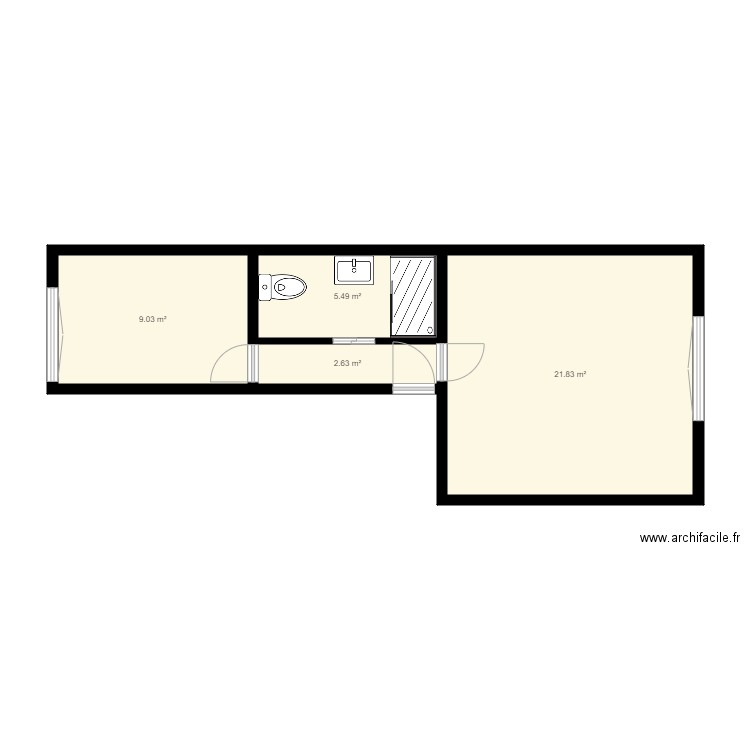 denoual  curie . Plan de 0 pièce et 0 m2