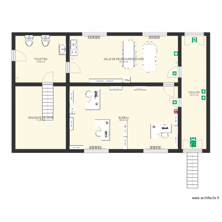 BUREAU ALE QUEVY A. Plan de 0 pièce et 0 m2