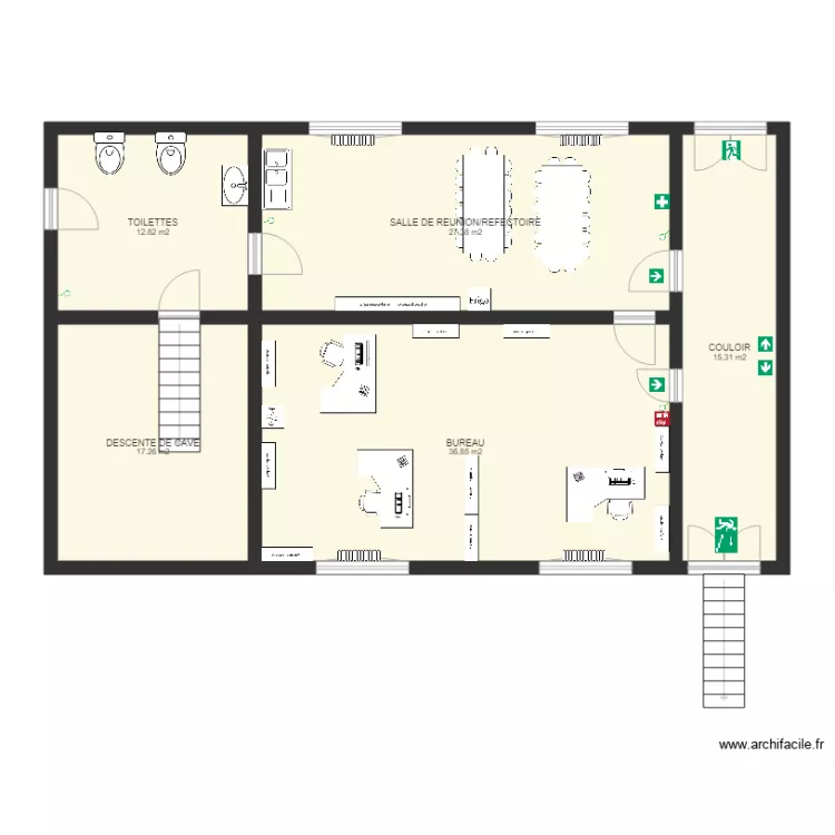 BUREAU ALE QUEVY A. Plan de 