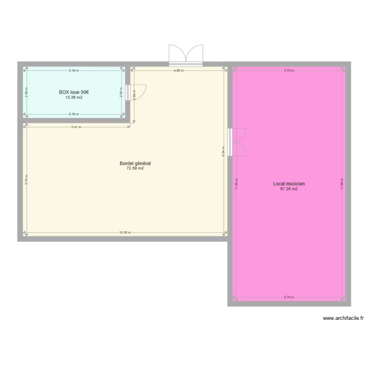 palaja local musicien. Plan de palaja local musicien. Plan de