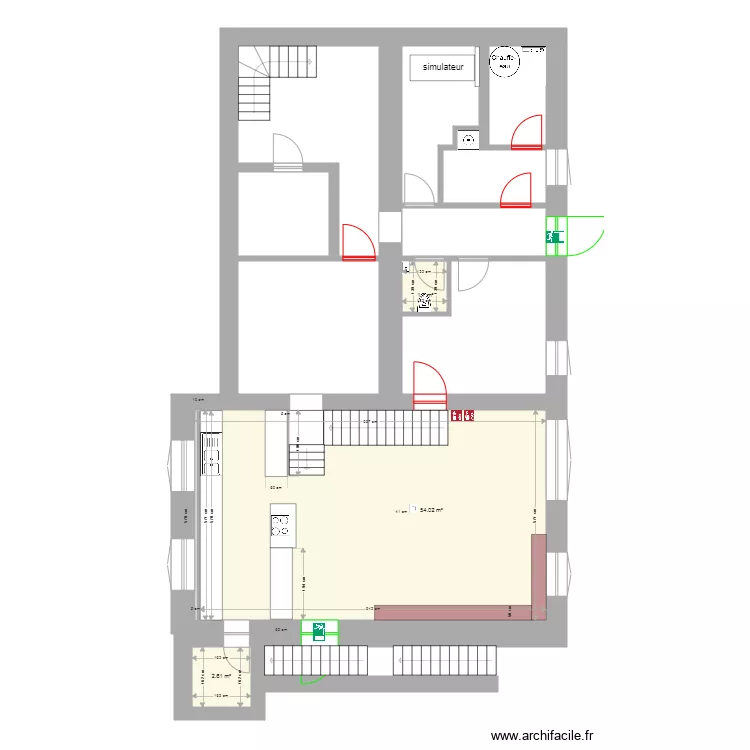 POUMAY CAVE 11. Plan de 