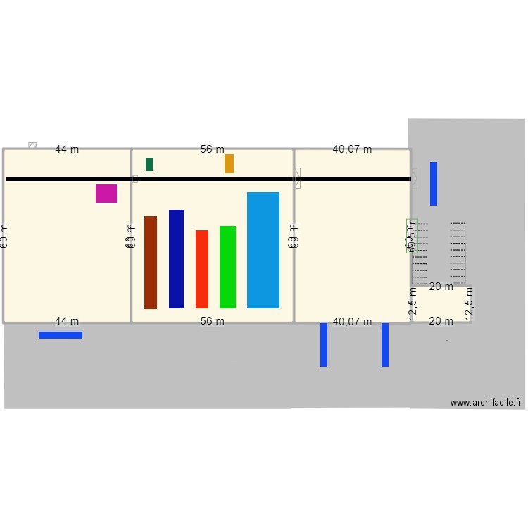 Usine CORPAL V3 - 01/08/2023. Plan de 4 pièces et -4231 m2