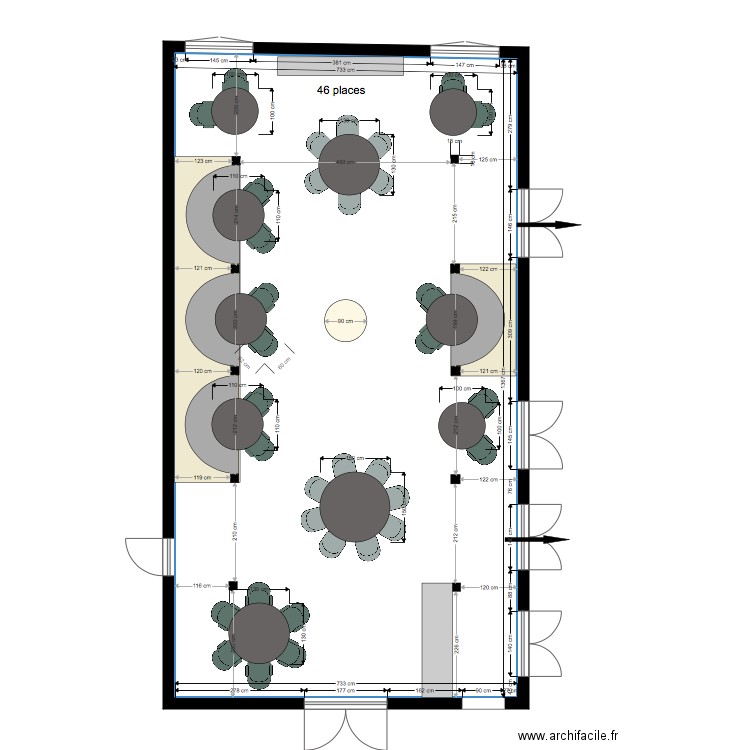 Restaurant Plan D. Plan de 0 pièce et 0 m2