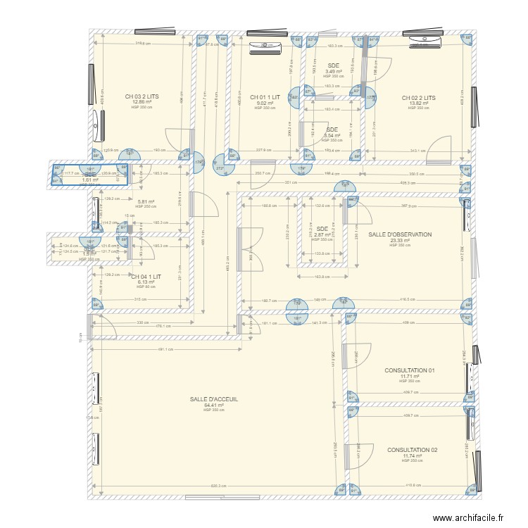 Extensionclinique02. Plan de 0 pièce et 0 m2