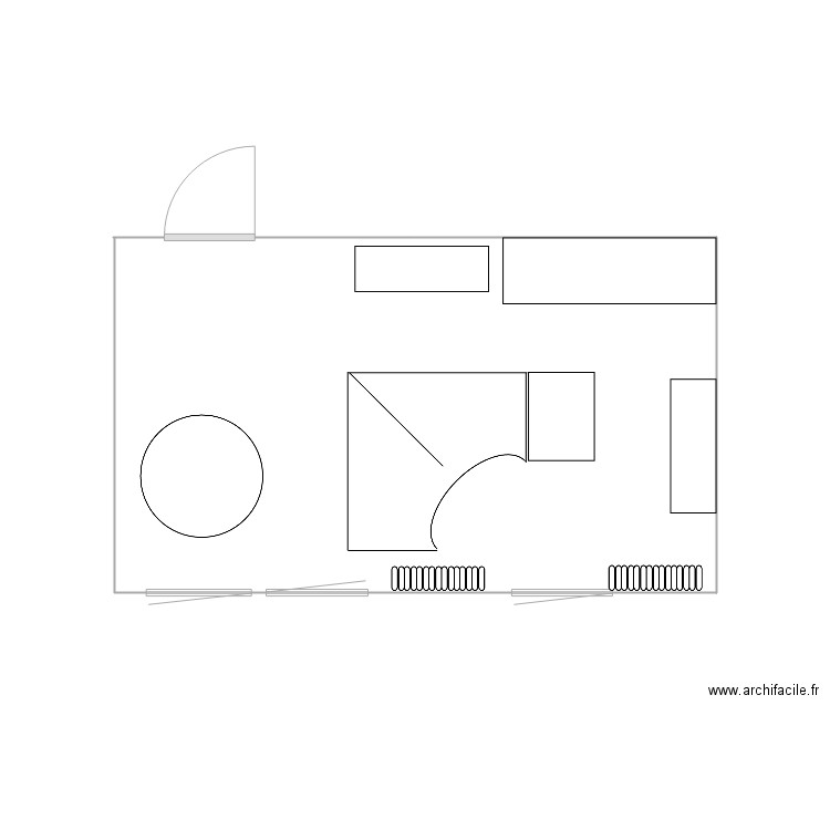 plan 1B. Plan de 0 pièce et 0 m2