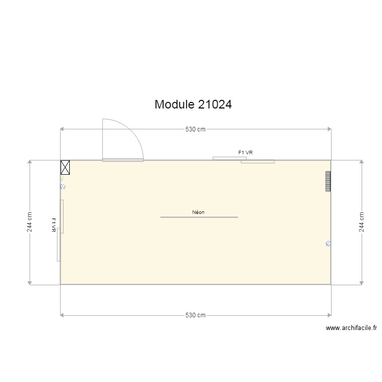 Module 21024 a . Plan de 0 pièce et 0 m2