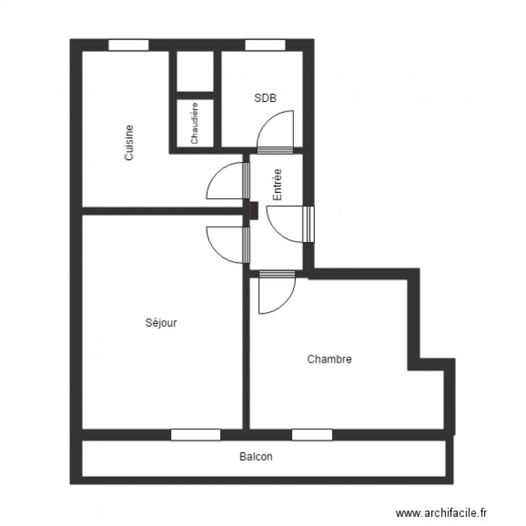 LAROUCAU. Plan de 0 pièce et 0 m2