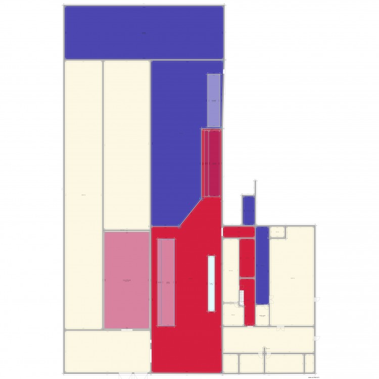 nouveau plan 2021 22. Plan de 23 pièces et 2570 m2