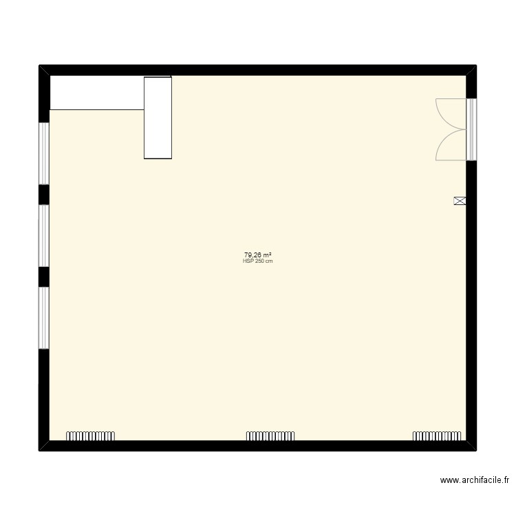 Salle de cours. Plan de 0 pièce et 0 m2