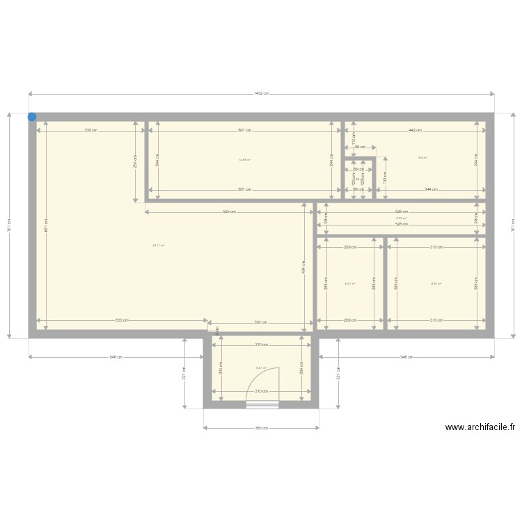 maison simple100M2. Plan de 0 pièce et 0 m2