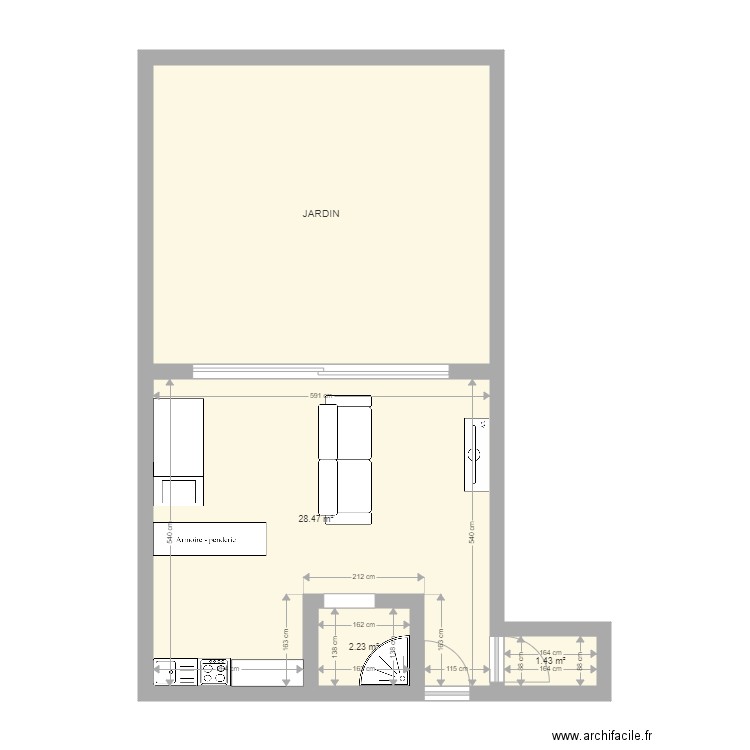 bouge studio phase 2. Plan de 0 pièce et 0 m2