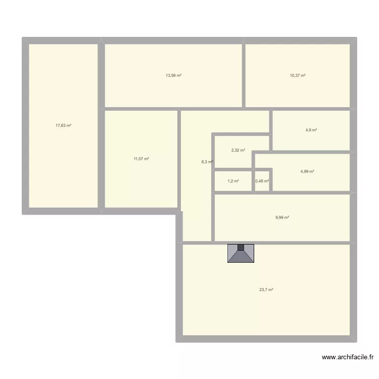 Maison V01. Plan de 