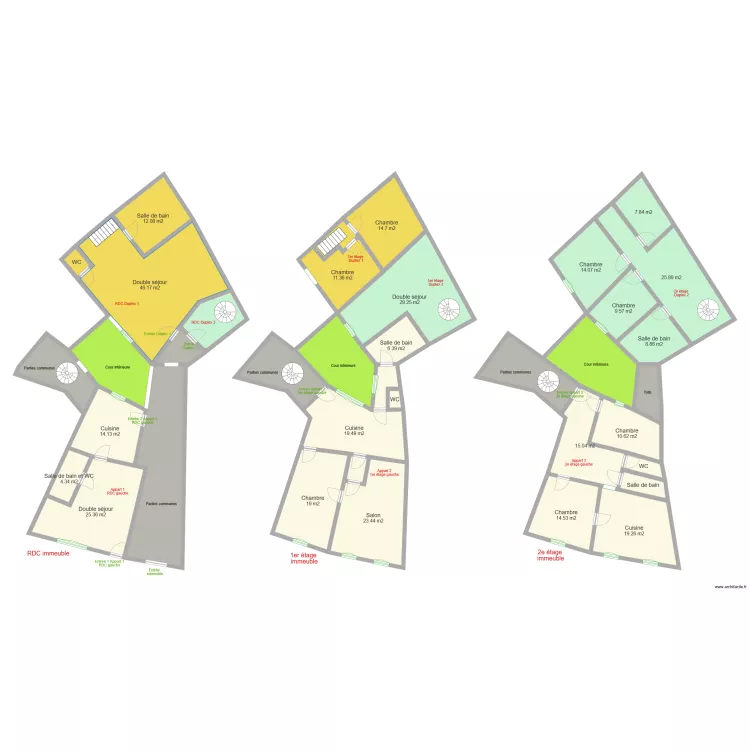 immeuble toul. Plan de 