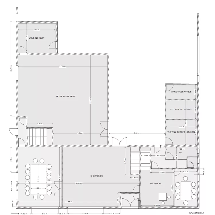 GROUND FLOOR OFFICE VERSION FINI. Plan de 