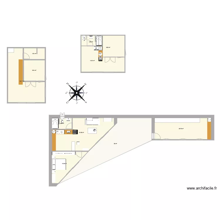 maison projet eathship. Plan de 