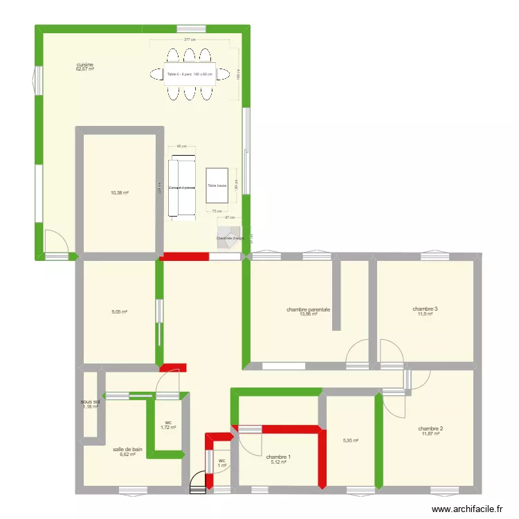 maison actu. Plan de 