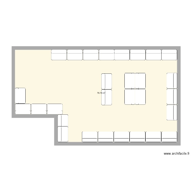 terrasse cube2. Plan de 0 pièce et 0 m2