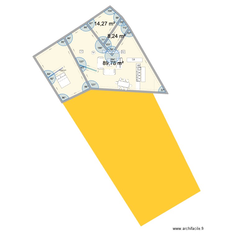 Bethisy Saint Martin. Plan de 0 pièce et 0 m2