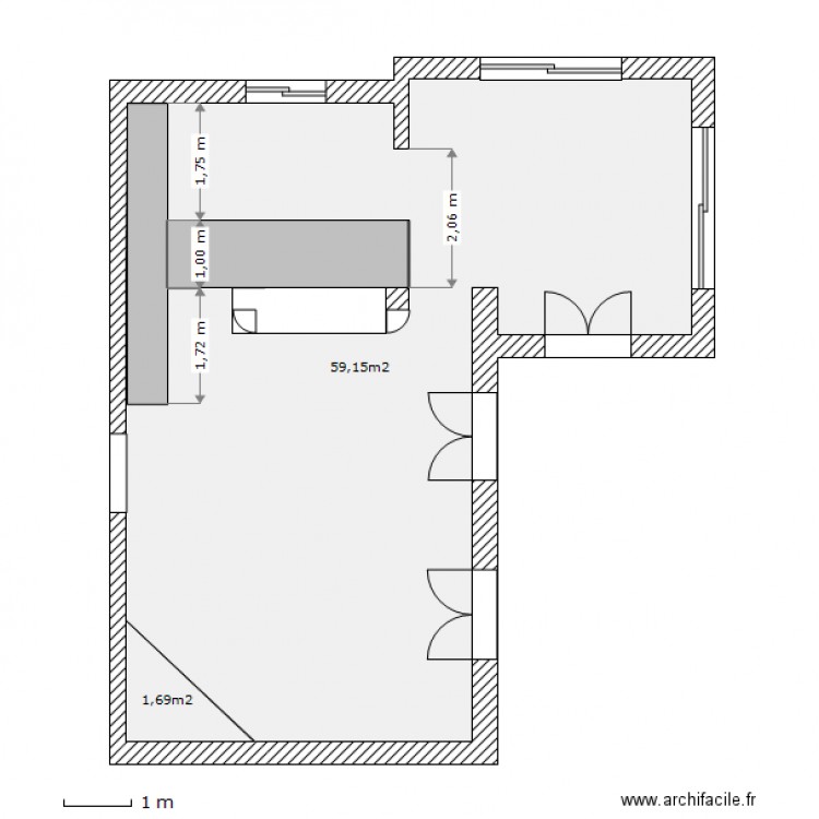 Cuisine Severine Ixina 3. Plan de 0 pièce et 0 m2