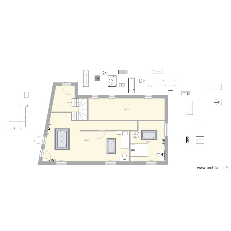 espace enfants 6. Plan de 0 pièce et 0 m2