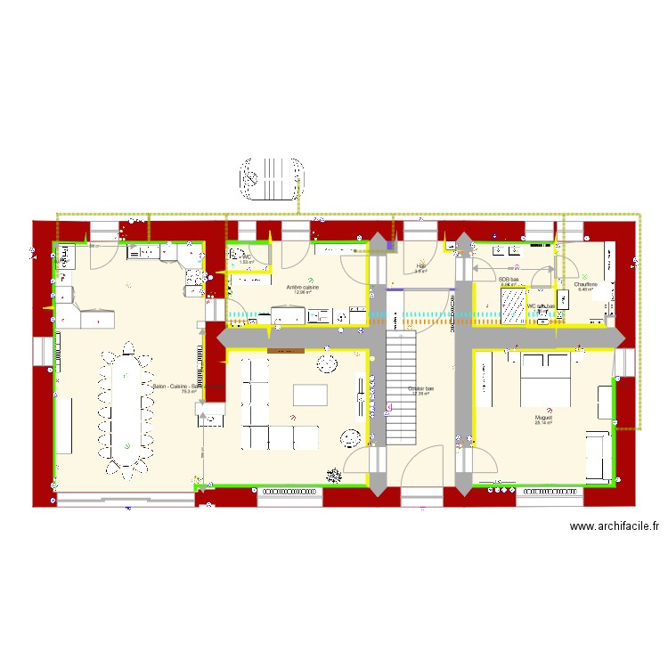 LTN Maison Projet 2 22 Avril. Plan de 0 pièce et 0 m2