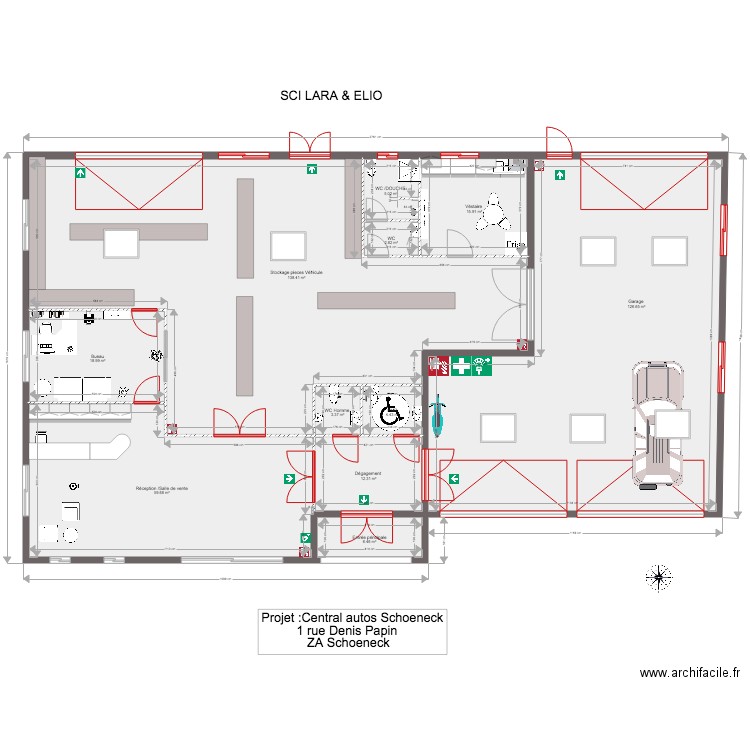 SCI LARA . Plan de 0 pièce et 0 m2