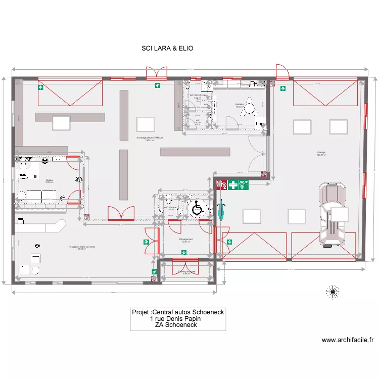 SCI LARA . Plan de 