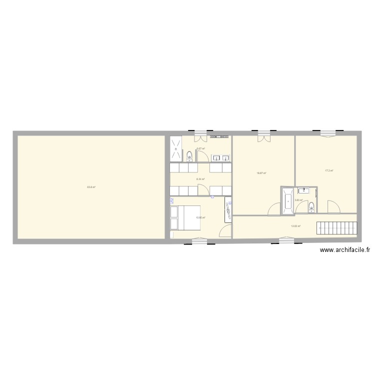 Maison Barsac 1er V7. Plan de 0 pièce et 0 m2