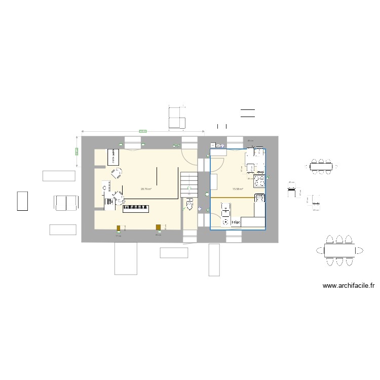 JB Ste Feyre la Montagne  RDC projet 4. Plan de 0 pièce et 0 m2