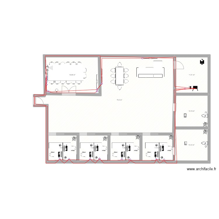 PEN. Plan de 0 pièce et 0 m2