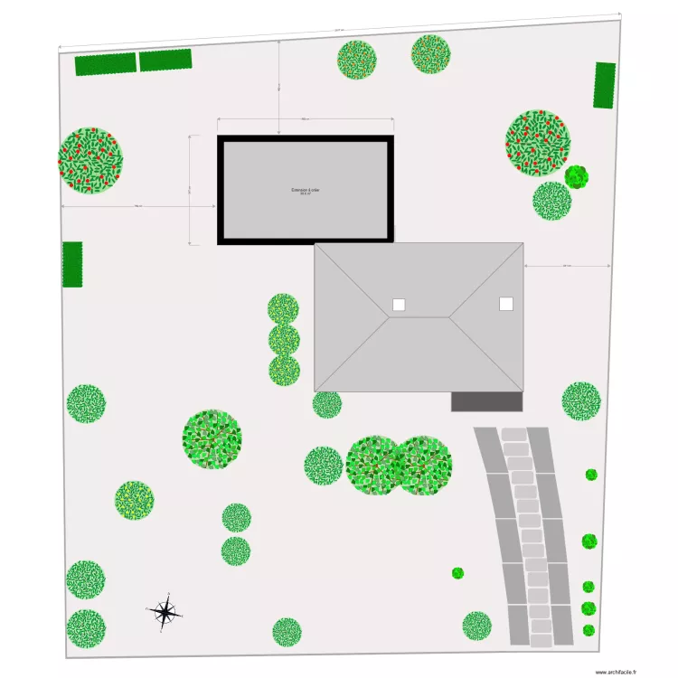 Extension ext 2. Plan de 
