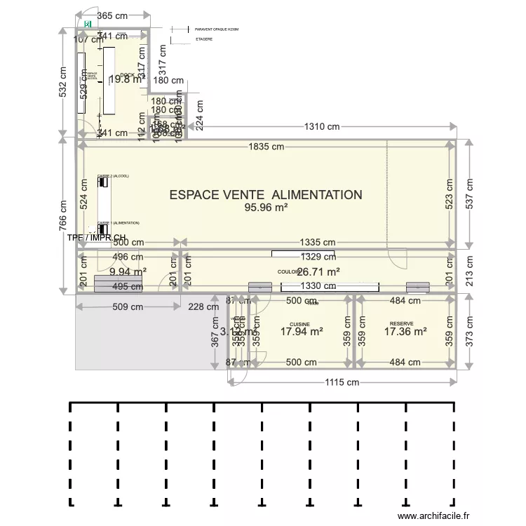 PLAN MAGASIN. Plan de 