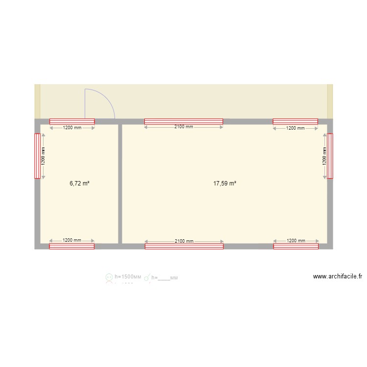 3 5 8. Plan de 0 pièce et 0 m2