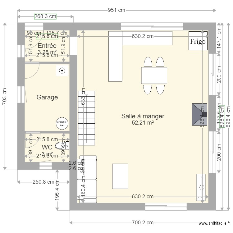 CJ LF PLAN 9 X 7 OPTION  GARAGE . Plan de 0 pièce et 0 m2