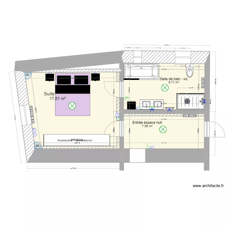 Suite parentale Couloir 2021 version 1. Plan de Suite parentale Couloir 2021 version 1. Plan de