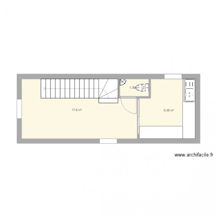 escalier grange. Plan de 0 pièce et 0 m2