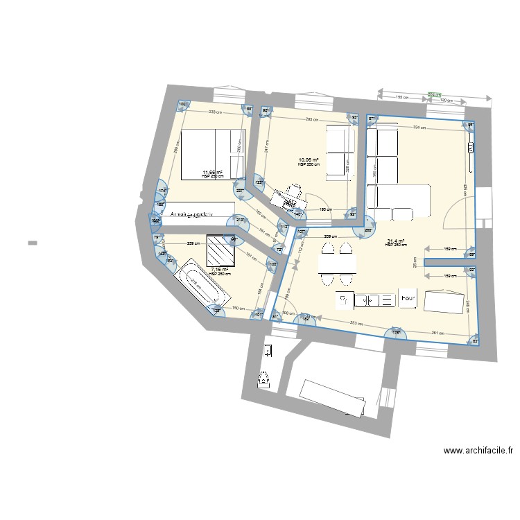 la fouillouse. Plan de 0 pièce et 0 m2