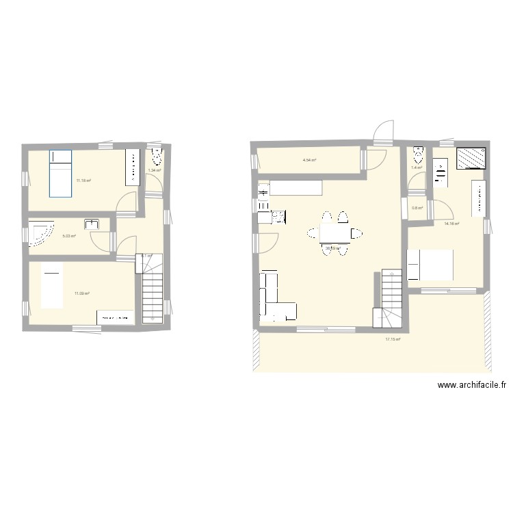 BELLECOMBE. Plan de 0 pièce et 0 m2
