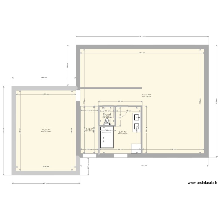 Pontaury etage 3eme projet. Plan de 0 pièce et 0 m2