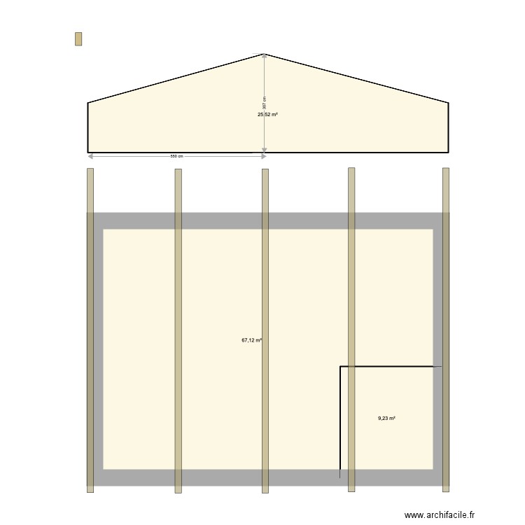 étage Fayet. Plan de 0 pièce et 0 m2
