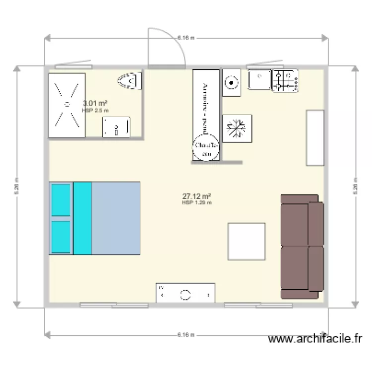 MON STUDIO. Plan de MON STUDIO. Plan de
