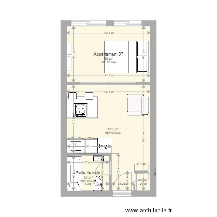 Appartement 7. Plan de 0 pièce et 0 m2